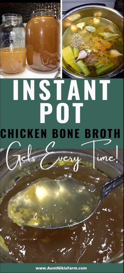 Instant Pot Bone Broth, Bone Broth Instant Pot, Chicken Bone Broth Recipe, Bone Broth Soup, Making Bone Broth, Homemade Bone Broth, Chicken Bone Broth, Bone Broth Recipe, Mid Afternoon