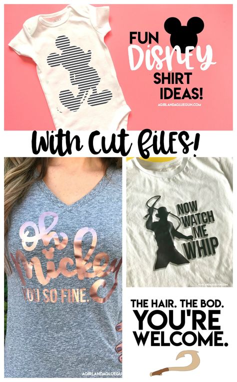 Cute Disney shirt cut files for your silhouette and cricut svg!! grab some expressions vinyl and start creating #cameo #cricut #vinyl - A girl and a glue gun Disney Shirt Ideas For Women, Disney World Tshirt Ideas, Shirt Svg Free, Disney Shirt Ideas, Blog Fonts, Cute Disney Shirts, Disney Cricut, Vacation Items, Disney Vinyl