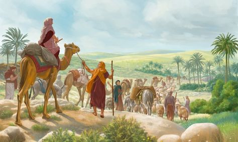 Abraham and his family on the journey to the land of Canaan Indian Sign Language, Ruth And Naomi, Abraham And Sarah, Bible Characters, Bible Pictures, Biblical Art, Watch Tower, Online Library, Daily Bible Verse