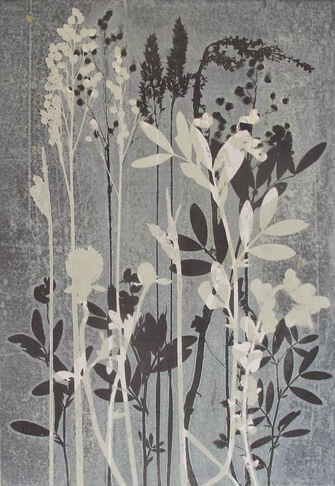 Meadow Monoprint Artists, Stef Mitchell, Gelli Plate Art, Paper Duck, Gelli Arts, Wall Photo, Gelli Printing, Wild Orchid, Plate Art