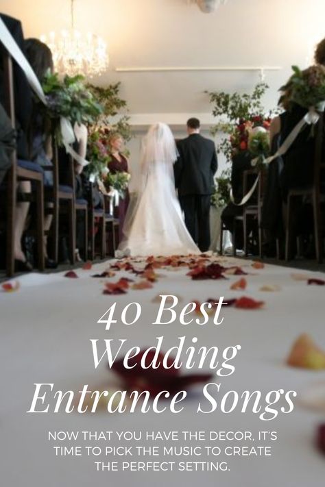 Wedding Music Entrance, Cute Wedding Songs, Bride Processional Songs, Bride Ceremony Entrance, Groom Entrance Song Ceremony, Bride And Groom Introduction Songs, Entrance Songs For Bride And Groom, Wedding Party Processional Songs, Songs For Bridal Party Entrance Ceremony