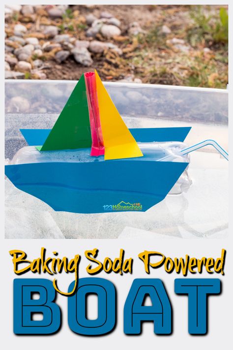 Transportation Science, Baking Soda Experiments, Summer Science Experiments, Science Experiments Kids Preschool, Transportation Preschool Activities, Science For Toddlers, Transportation Activities, Simple Baking, Baking Soda And Vinegar