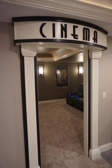 Small Theater Room Ideas, Theater Room Ideas, Small Theater Room, Theatre Rooms, Theatre Room Ideas, Basement Movie Room, Theater Room Decor, Movie Theater Rooms, Home Theater Room Design