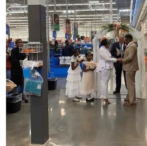 If we can’t get married at Walmart it’s not real Walmart Wedding, White Trash Wedding, White Trash, October 20, Dream Board, Wedding Inspo, Got Married, Getting Married, Dream Wedding