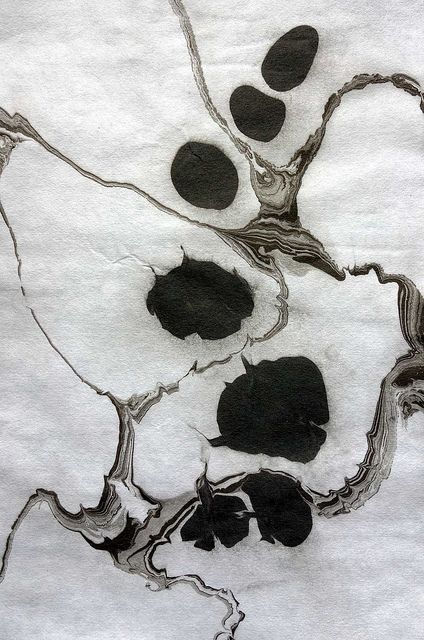 Black & White Ebru Art, Tinta China, Art Brut, Arte Inspo, Ink On Paper, Marbling, Land Art, Ink Painting, White Ink