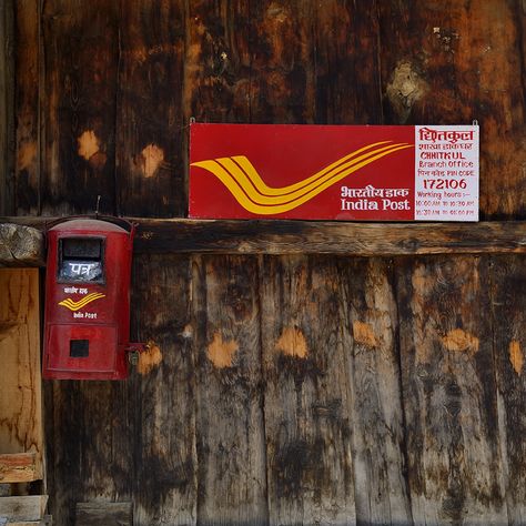 Indian Post Office 172106 Chitkul India Post Office Logo, Post Office Drawing, Post Office Aesthetic, Post Box Drawing, Post Office Logo, Indian Post Office, Indian Postcard, Film Reference, Office Logo