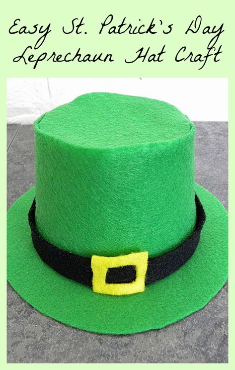 Diy Leprechaun Hat, Diy Leprechaun Costume, Irish Tablescape, Leprechaun Hat Template, Leprechaun Hat Craft, St Patricks Printables, San Patrizio, Sant Patrick, Gnome Craft