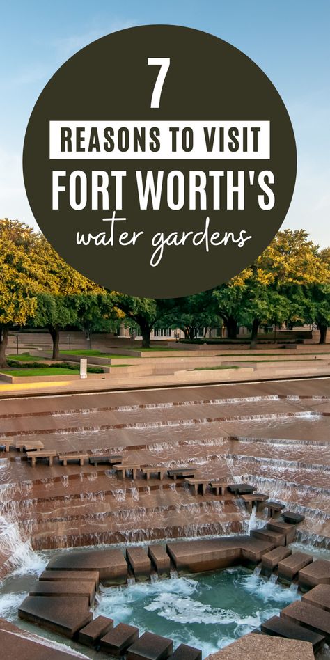 Water Parks In Texas, Fort Worth Water Gardens, Dallas Travel, Texas Trip, Texas State Parks, Texas Destinations, Catch Flights, Southern States, 2024 Ideas