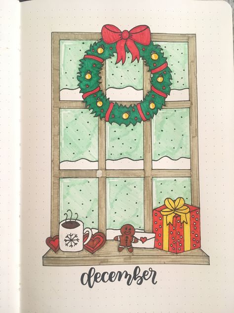 December Aesthetic Drawing, Christmas Sketch Book Ideas, Things To Draw Christmas Themed, Crismas Drawings Ideas Cute, Cristmass Aesthetic Drawing, Things To Draw For Christmas, December Planner Ideas, Cristhmas Drawings, Christmas Drawings Aesthetic