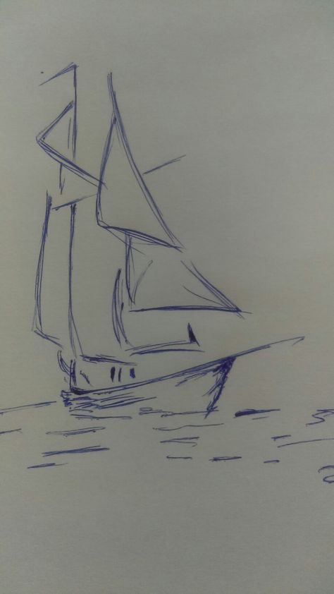 New Picture Boat Drawing, Canvas For Beginners, Pencil Art Drawings, Art Drawings Sketches Creative, Sketch Painting, Book Art Drawings, Sketchbook Art Inspiration, Art Drawings Sketches Simple, Cool Art Drawings