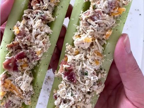 Bacon Ranch Chicken Salad Cucumber Boats Recipe - Whisk Bacon Ranch Chicken Salad, Ranch Chicken Salad, Cucumber Boats, Bacon Ranch Chicken, Salad Cucumber, Creamed Cucumbers, Drying Dill, Chicken Bacon Ranch, Cracked Pepper