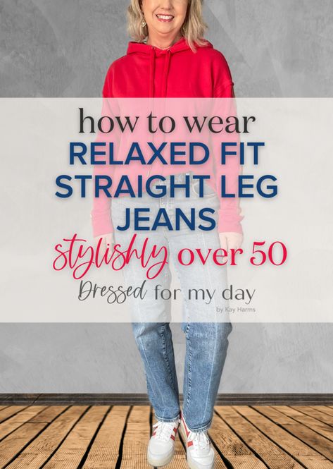 Cuffing Straight Leg Jeans, Light Jeans Outfit, Dressed For My Day, Straight Leg Jeans Outfits, Hair Perm, Rolled Jeans, Elastic Jeans, Boys Hair, Stylish Outfits For Women Over 50