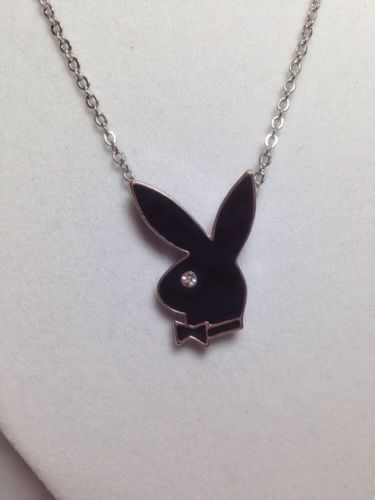 Playboy Necklace, Jóias Body Chains, Black Bunny, Grunge Jewelry, Y2k Accessories, Dope Jewelry, Playboy Bunny, A Necklace, Fantasy Jewelry