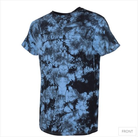 Crystal Tie Dyed T-Shirt 5.3 oz., 100% pre-shrunk cotton Double-needle stitched neckline and bottom hem Shoulder to shoulder taping  (All Size and Colour Are Able Able) Tie Dye Men, Mens Workout Shirts, Short Sleeve Pattern, Tie Dye T Shirts, Tie Dyed, Online Shopping Clothes, Blue Fabric, Dye T Shirt, Tie Dye Top