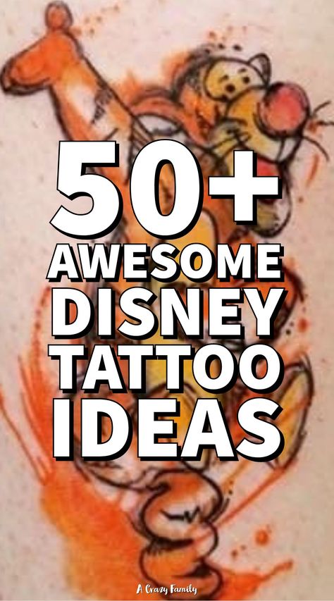 Creative Disney Tattoos, Disney Men Tattoo, Disney Tats Small, Disney Calf Tattoos For Women, Mother And Son Disney Tattoos, Mens Disney Tattoos, Unique Colorful Tattoos, Disney Sleeve Tattoos For Women, Disney Tattoo For Women