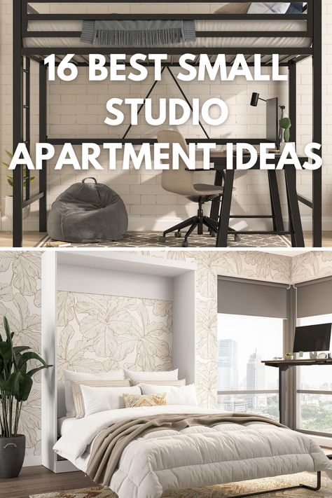 Studio Apartment Hidden Bed, Closet For Studio Apartment, Studio Apartment Ideas For Men Small Spaces, Microapartments Ideas, Long Studio Apartment Layout, Small Studio Apartment Ideas 300 Sq Ft, Ikea Studio Apartment Ideas, Modern Studio Apartment Ideas, Tiny Studio Apartments Layout