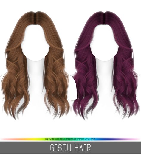 GISOU HAIR | Simpliciaty on Patreon Sims4 Cc Hair Patreon, Sim4 Mods, Gisou Hair, The Sims 4 Cabelos, Sims 4 Tsr, Alpha Cc, Die Sims 4, Sims 4 Black Hair, Mod Hair