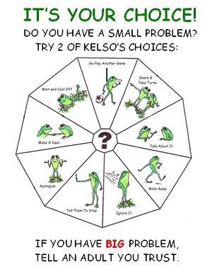 Kelso's Choice MY GRADUATE WORK!!! Kelsos Choice, Kelso Choices, Kindergarten Behavior Management, Peace Corner, Kindergarten Behavior, Counseling Corner, Teaching Crafts, Self Help Skills, Behaviour Strategies