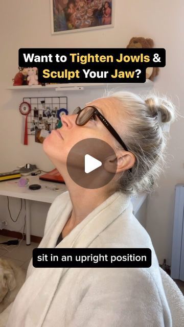 Tighten Chin And Neck, Hairstyles For Weak Jawline, Jawzrsize Before And After, Jaw Strengthening Exercises, Define Jawline Exercise, Sharpen Jawline, Face Exercises For Jawline, Mewing Jawline, Jowl Exercises