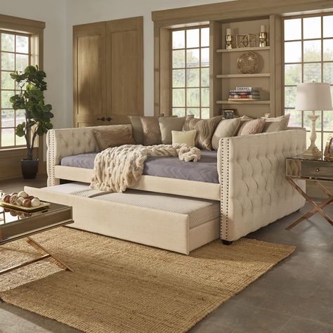 Bed Into Couch, Queen Size Day Bed, Queen Daybed, Daybed Couch, Daybed Room, Full Size Daybed, Daybed Design, Daybed With Storage, Living Room Color Schemes