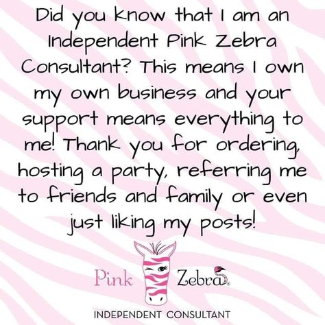 Pink Zebra Independent Consultant  Support your Small Business! www.facebook.com/zebradivajenn #pinkzebra #smallbusiness #pinkzebrasprinkles Direct Sales Party Games, Pink Zebra Sprinkles Business, Pink Zebra Consultant, Zebra Pictures, Pink Zebra Recipes, Pink Zebra Home, Pink Zebra Sprinkles, Facebook Party, Independent Consultant