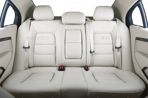 back seats by gargantiopa. Back passenger seats in modern luxury car, frontal view, white leather #AD #modern, #luxury, #passenger, #seats Clean Car Seats Stains, Cleaning Shower Head, Clean Car Seats, Self Storage Units, Clean Your Car, Self Storage, Car Images, Interior Trim, Car Cleaning