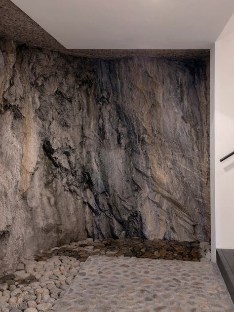 Stone Texture Wall, Rock Museum, Moving Mountains, Architectural Review, Fake Rock, Contemporary Art Museum, Mediterranean Interior, Recording Studio Design, Rock Textures