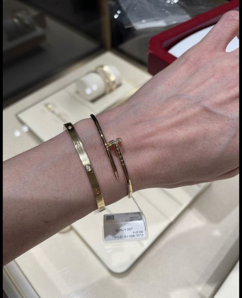 Love Bracelet 4 Diamonds, Juste Un Clou Diamond Bracelet, Cartier Love Bracelet And Juste Un Clou, Cartier Small Love Bracelet Stack, Cartier Juste Un Clou Bracelet Diamonds, Cartier Juste Un Clou Bracelet Small, Cartier Bracelet Juste Un Clou, Cartier Screw Bracelet, Just Un Clou Bracelet