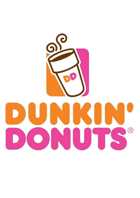 Dunkin Donuts Menu, Donut Printable, Donut Drawing, Donut Signs, Dunkin Donut, Dozen Donuts, Donut Logo, Cafe Posters, Online Logo Design