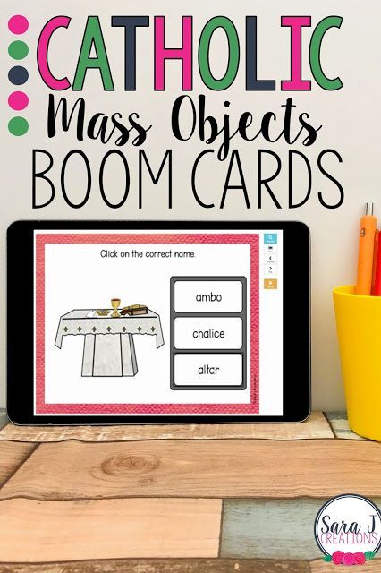 Teach your students the names of items commonly seen in the Catholic Mass with these Boom Cards! These fun, self correcting digital task cards turn learning and reviewing into a game. Great for Catholic schools, religious education classes, homeschool and more! Baltimore Catechism, Third Grade Lesson Plans, Catholic Classroom, Free Homeschool Curriculum, Powerpoint Animation, Animation Ideas, Catholic Education, Elementary School Classroom, Faith Formation