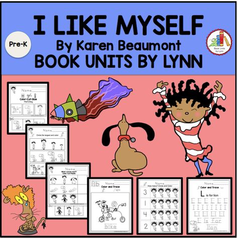 I Like Myself Book Activities, L Is For Lion, I Like Myself, I Like Myself Book, Appreciate Everything, Story Activities, Inquiry Based Learning, Time Activities, Preschool Learning Activities