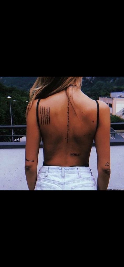 Fine Line Script Spine Tattoo, Women Rib Tattoo, Small Rib Tattoos, Rib Tattoos For Women, Butterfly Back Tattoo, Spine Tattoo, Rib Tattoo, Butterfly Tattoo, Small Tattoos