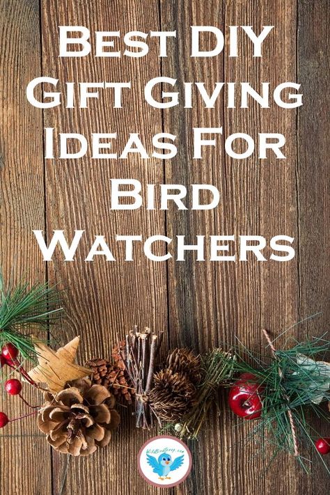 Bird Seed Crafts, Bird Feeder Gift, Christmas Crafts To Make And Sell, Gift Giving Ideas, Bird Watching Gifts, Homemade Gift Ideas, Bird Watcher Gifts, Bird Treats, Diy Bird Feeder