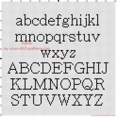 Cross stitch alphabet Batang all letters free pattern download Cross Stitch Alphabets, Cross Stitch Letter Patterns, Cross Stitch Alphabet Patterns, Cross Stitch Fonts, Free Pattern Download, Cross Stitch Letters, Embroidery Alphabet, Small Cross Stitch, Embroidery Letters