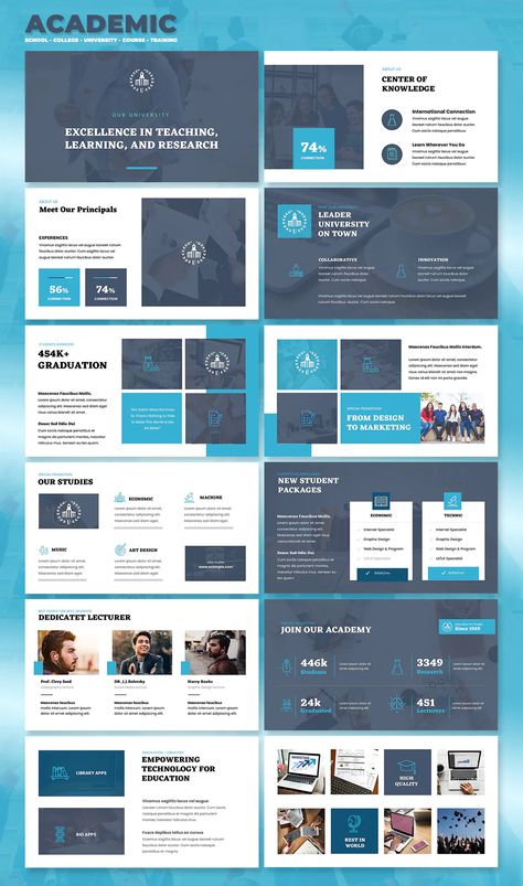 University School PowerPoint Template Academic Presentation Design, Academic Powerpoint, Powerpoint Layout Ideas, Academic Presentation, Academic Certificate, University Presentation, School Powerpoint, School Powerpoint Templates, Ppt Ideas