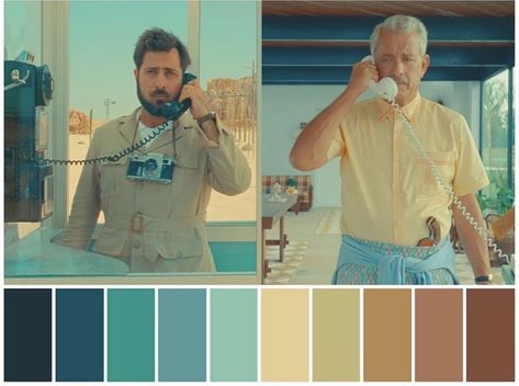 Wes Anderson Color Palette Asteroid City, Asteroid City Wes Anderson, Composition Guide, Wes Anderson Color Palette, Wes Anderson Poster, Anderson Aesthetic, Wes Anderson Aesthetic, Cool Summer Palette, Asteroid City