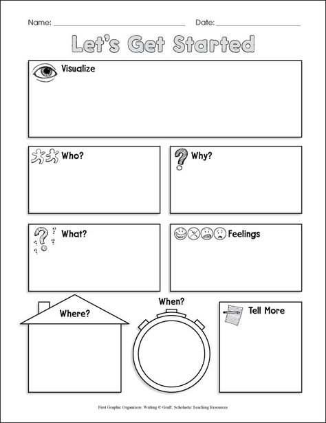 Graphic Organizers For Writing, Brainstorming Graphic Organizer, Narrative Writing Lessons, November Writing Prompts, Buddy Reading, Teaching Narrative Writing, Free Graphic Organizers, Language Arts Lesson Plans, English Teaching Resources