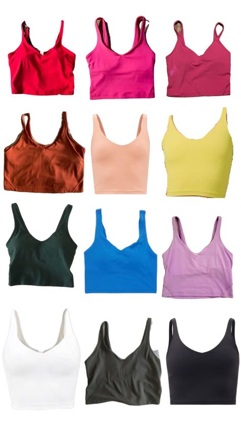 which lulu align tank would u pick? #lululemongirl Lulu Tank Tops, Lulu Lemon Tank Tops, White Align Tank Outfit, Lulu Tank Top Outfit, Lululemon Align Tank Outfit, Align Tank Outfit, Lulu Lemon Align Tank, Lulu Align Tank, Lulu Tank Top