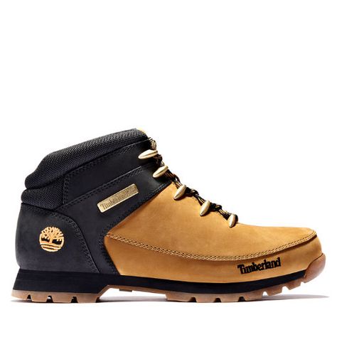 Men's Euro Sprint Hiking Boots | Timberland US Store Men In Yellow, Timberland Boots Outfit Mens, Boot For Men, Timberland Boots Mens, Timberland Boots Outfit, Boots Outfit Men, Shoes Boots Timberland, Leather Hiking Boots, Yellow Boots