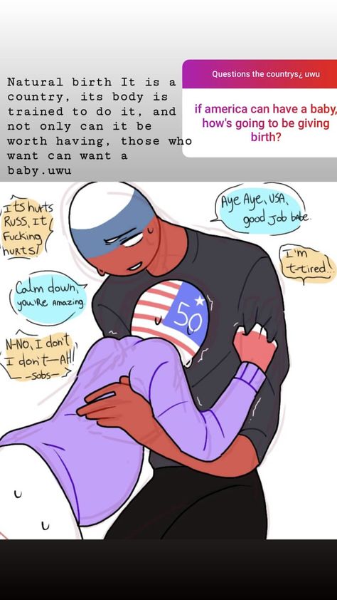 America X Russian Empire, Russian Empire X America Countryhumans, Russian X America Countryhumans, Country Humans Russia X America, Omegaverse Mpreg Birth, America X Russia Countryhumans, Usa X Russia Countryhumans, Country Humans Ships, Russia X America Countryhumans