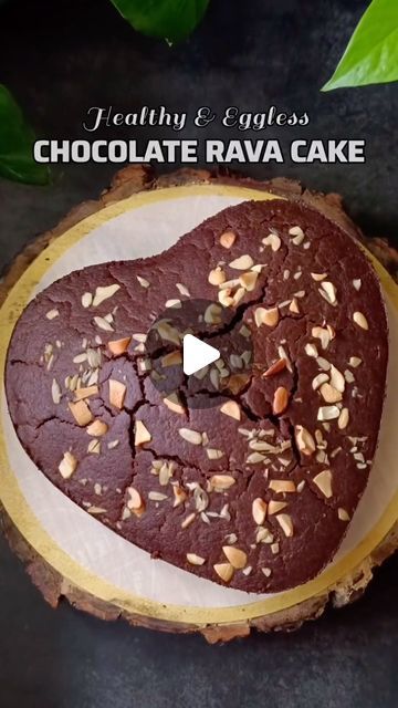 Crave Cook Repeat | Healthy & Eggless Chocolate Rava Cake 🍰 

1 cup rava( grinded for 1 minute)
Curd -1/2 cup
Jaggery -1 cup
Oil- 1/4 cup
Wheat flour-1/4 cup... | Instagram Rava Cake Recipe, Rava Cake, Eggless Cake, Tea Cakes, Wheat Flour, 1 Cup, Baking Powder, Chocolate Cake, Tea Time