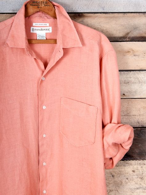 Pink Pictures, Backgrounds Pink, Coral Shirt, Linen Shirt, Passion For Fashion, Style Me, What To Wear, Women's Blazer, Outfit Inspirations