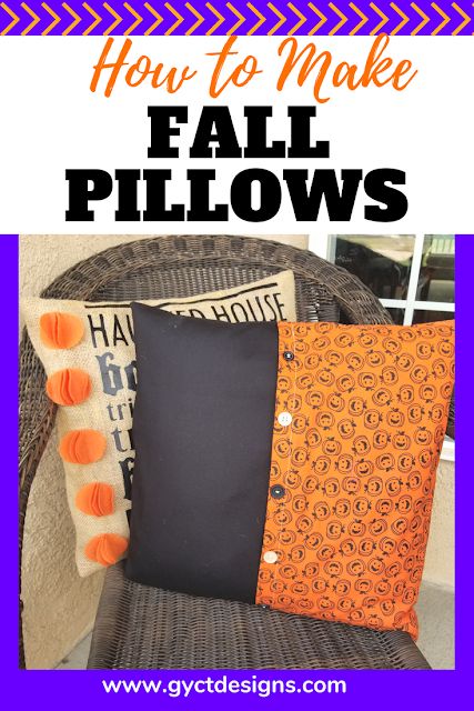 Step by step tutorial on how to make fall pillow covers for your patio pillows, couch pillows or as decorations for your favorite fall projects. Includes links for free Cricut cut files. Picture Pillows, Sewing Halloween, Halloween Subway Art, Fall Pillow Covers, Fall Diys, Pillow Sewing, Fall Crafting, Fall Sewing Projects, Halloween Applique