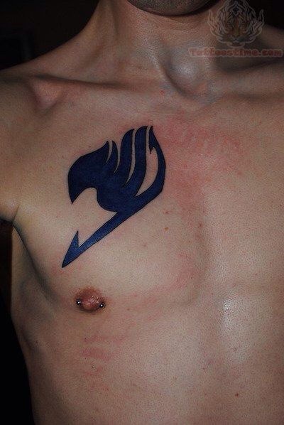 Gray Fullbuster tattoo Fairy Tail Guild Mark Tattoo, Fairy Tail Logo Tattoo, Fairy Tail Emblem Tattoo, Fairy Tail Symbol Tattoo, Fairy Tail Tattoo Symbols, Aquarius Chest Tattoo, Fairytail Tattoo Ideas, Grey Fairy Tail, Fairy Tail Tattoo Ideas