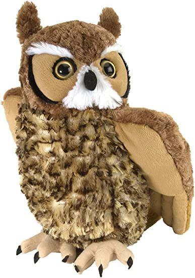 Bird Puppet, Owl Plush, Owl Pet, Great Horned Owl, Snowy Owl, Cuddly Toy, Plush Animals, Kids Gifts, Animal Plush Toys