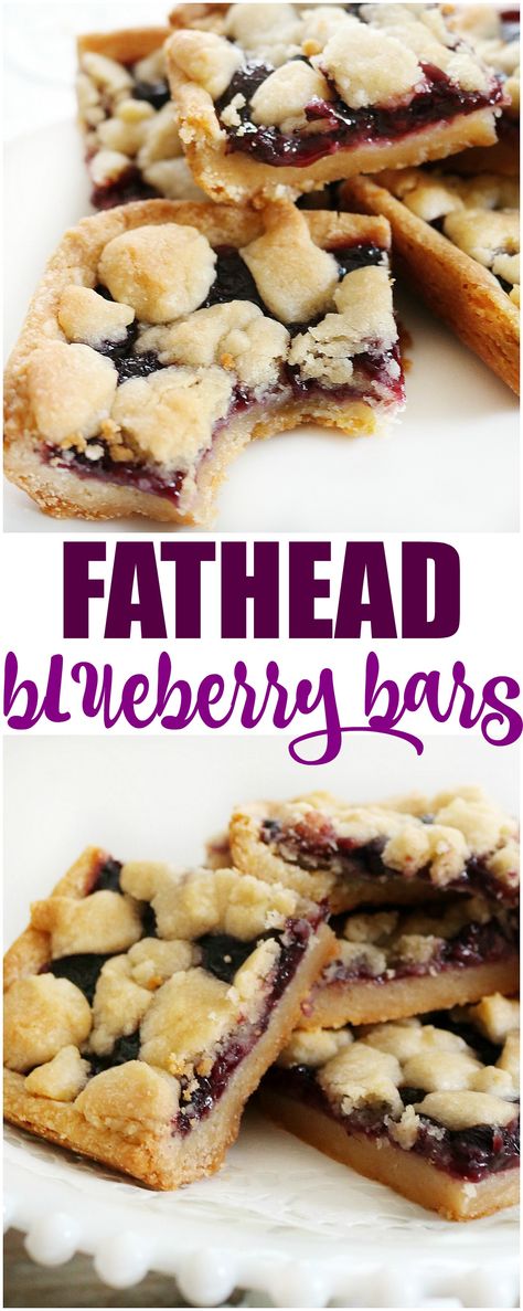 Fathead blueberry bars are an easy dessert that I bet you thought you couldn’t have on the low carb/ keto diet. With this dough it is possible. Low carb Keto Fathead dough sugar free gluten free Low Carb Desserts Easy, Weight Watcher Desserts, Blueberry Bars, Fathead Dough, Keto Blueberry, Brownie Desserts, Dessert Aux Fruits, Blueberry Cobbler, Desserts Vegan