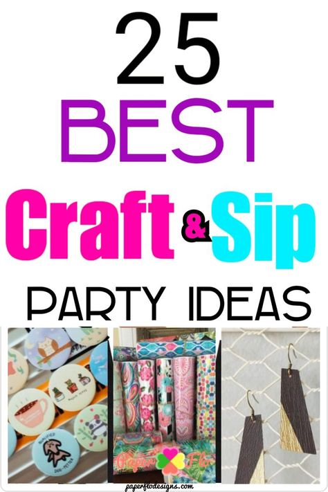 Social Club Ideas, Crafts For Girls Night, Pinterest Party Crafts, Craft Party Ideas, Bachelorette Crafts, Craft Night Party, Girls Night Crafts, Teaching Crafts, Group Crafts