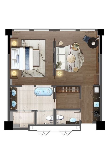 Hotel Penthouse Suite, Hotel Suite Plan, Luxury Hotel Room Bedroom Suites, Hotel Suite Floor Plan, Suite Floor Plan, Hotel Room Plan, Hotel Penthouse, Hotel Floor Plan, Luxury Plan