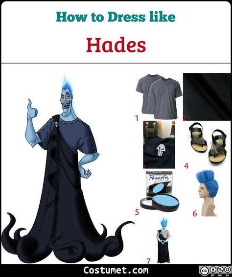 Hades (Disney's Hercules) Costume for Cosplay & Halloween 2020 Diy Hades Costume Men, Hades Hercules Costume, Hades Disney Costume, Hades Costume Men, Disney Hercules Costume, Disney Villians Costume, Disney Costumes For Men, Hades Cosplay, Hades Costume