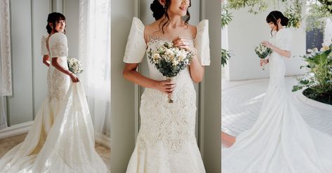 Maria Clara Wedding Dress, Maria Clara Dress Philippines, Modern Maria Clara, Maria Clara Dress, Filipiniana Wedding Dress, Modern Filipiniana Gown, Filipiniana Wedding Theme, Modern Filipiniana Dress, Filipiniana Wedding